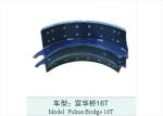 Trailer Fuwa 16T brake shoes with brake linings