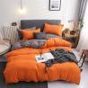 Buy cheap King Size Luxury Bedding in Solid Color Linen and Microfiber Comforter European Style from wholesalers
