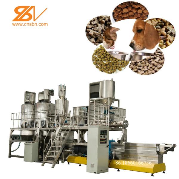 Buy cheap Saibainuo Dog Food Extruder Machine , Dog Food Maker Machine Stainless Steel Puffed from wholesalers