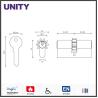 Buy cheap Gear Cam Brass Mortice Lock Cylinder Matt Chrome , Speical Door Lock from wholesalers
