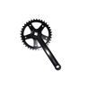 Buy cheap Single Speed Bicycle Spare Parts Bicycle Chainwheel And Crank Customized Teeth from wholesalers