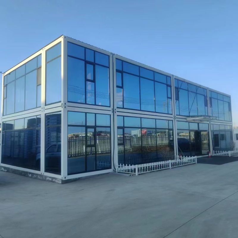 Alpine Villa Living Light Steel Prefabricated Sunrooms with Detachable Container