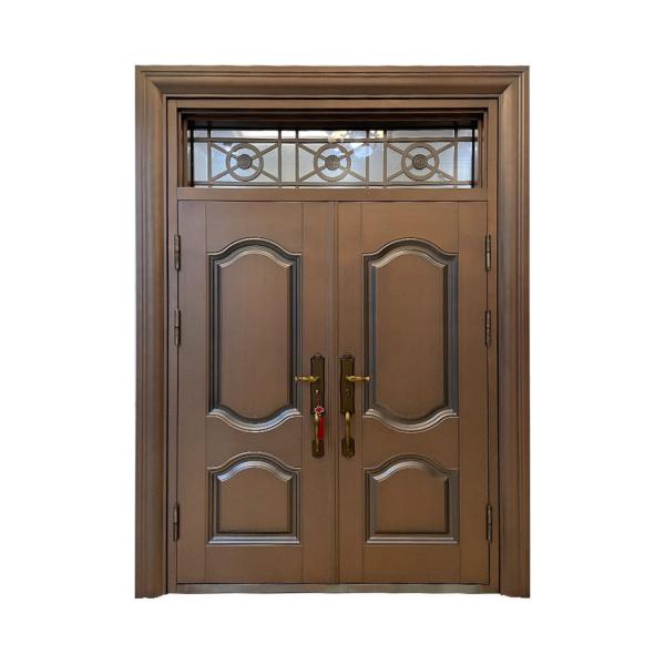 Buy cheap Entrance Security Steel Doors , Modern Design Double Exterior Entry Door from wholesalers