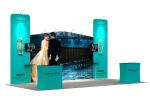 3*3 Standard Trade Stand Displays , Convention Show Displays Lightweight