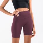 High Waisted Active Yoga Shorts Animal Print Workout Shorts Squat Proof Leopard