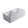 Buy cheap 33 X 22 33 L X 20 W Farmhouse Kitchen Sink Double Bowl Drop In Large White from wholesalers