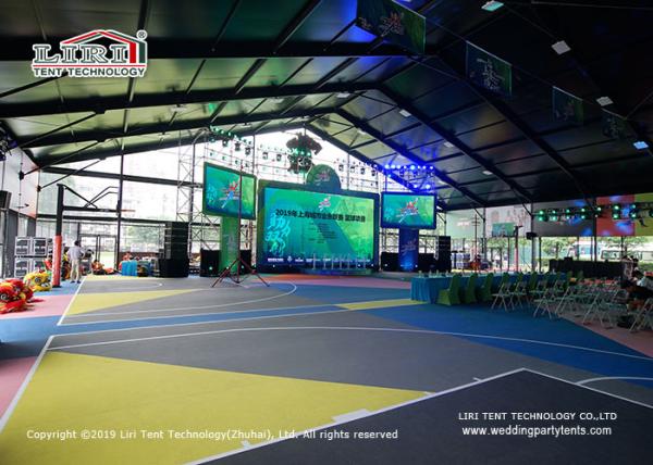 Buy cheap High Safety Sports Team Tent Canopy Hard Sidewall Double - Wing Glass Door from wholesalers