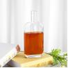 Buy cheap 700ml Flat Clear Square Glass Bottle for Spirits Liquor Gin Vodka Whisky Tequila from wholesalers