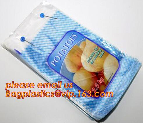 Buy cheap China supply clear food grade poly wicket bags ice bags bread bags with printing,food grade Poly wicket bags bagease pac from wholesalers