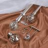 Buy cheap 1.6M Iron Curtain Rods Set With Ball Shape Finials Electroplate from wholesalers