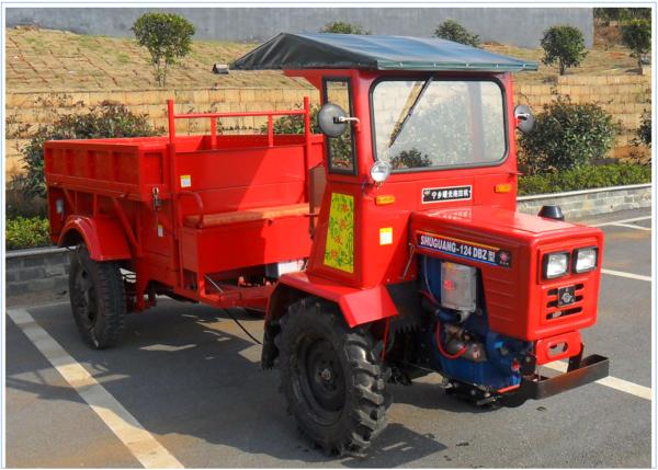 Buy cheap 18HP All Terrain Construction Site Dumper 1 Ton Dump Truck Electric Starter from wholesalers