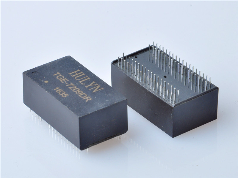 10/100/1000 Base-T Quad port SMD LAN Magnetic Transformer,72PIN,Very low profile PCMCIA /PC Card, SMD package.