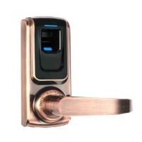 Buy cheap Residential Fingerprint Door Lock Zinc Alloy SJ6024 Digital Green Brass product