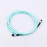 Buy cheap UPC / APC Fiber Optic Patch Cord , OM3 MTP MPO Fiber Cable 3mm from wholesalers