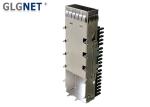 Copper Alloy Single Port QSFP28 Cage Assembly Mates Wtih QSFP28 Connector