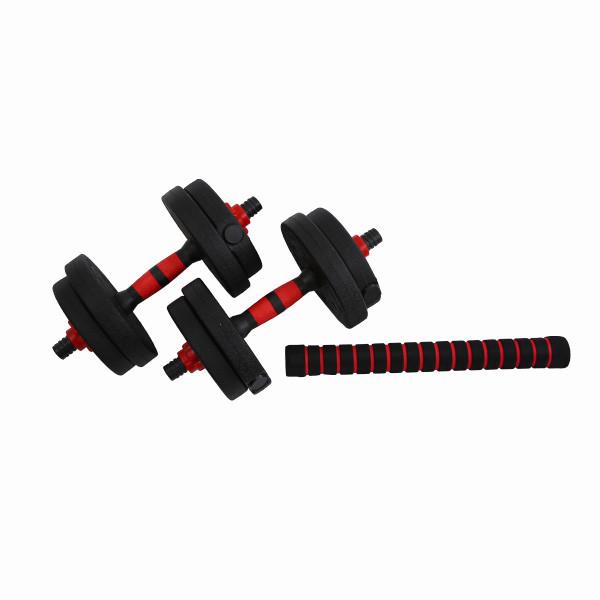 Buy cheap 10/15/20/30/40/50kg Colorful Cement Dumbbell Set , ODM Home Barbell Kit from wholesalers