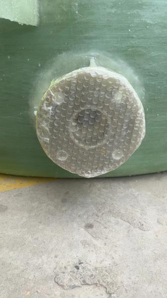 Buy cheap Stable FRP Pipe Fittings Wall Floor Flange GRP Tee Tank Fittings from wholesalers