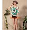 Buy cheap summer new sweet candy color women loose Crochet knitted blouse wears batwing hollow pullo from wholesalers