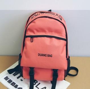 Buy cheap New Korean version of solid color backpack fashion trend Japanese and Korean student bag factory outlet from wholesalers
