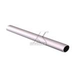 Matt Silver OEM Oval Extruded Aluminium Tube Profiles For Aerospace