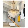 Buy cheap Modern Crystal Chandelier Lighting High Quality Staircase Gold Led Hanging Lamp(WH-CY-158) from wholesalers