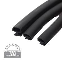 Buy cheap Foam Insert Waterproof D Shaped Molding Edge Profile for and Chemical Resistance product
