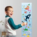Children's Removable Laminated Poster Board Dry Erase Growth Chart Poster