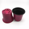 Buy cheap High quality red color plastic flower pot from wholesalers