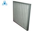 G3 G4 Polyester Synthetic Air Purifier Pre Filter , Fiber Panel Pleated Air