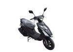 Black Plastic Body Gas Powered Motor Scooters 4 Stroke Engine Hydraulic Shock
