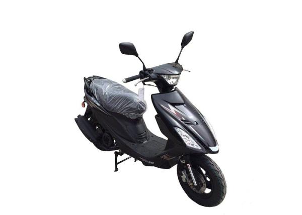 Buy cheap Black Plastic Body Gas Powered Motor Scooters 4 Stroke Engine Hydraulic Shock from wholesalers