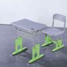 Buy cheap HDPE Steel Adjustable Height Middle School Desk And Chair For Student from wholesalers