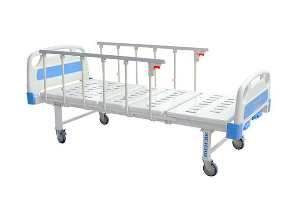 Quality Anti-age Manual Hospital Beds Aluminum alloy side rails two cranks for sale