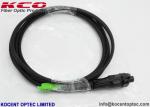 Armored Outdoor Field Fiber Optic Patch Cable Waterproof Connector For FTTA