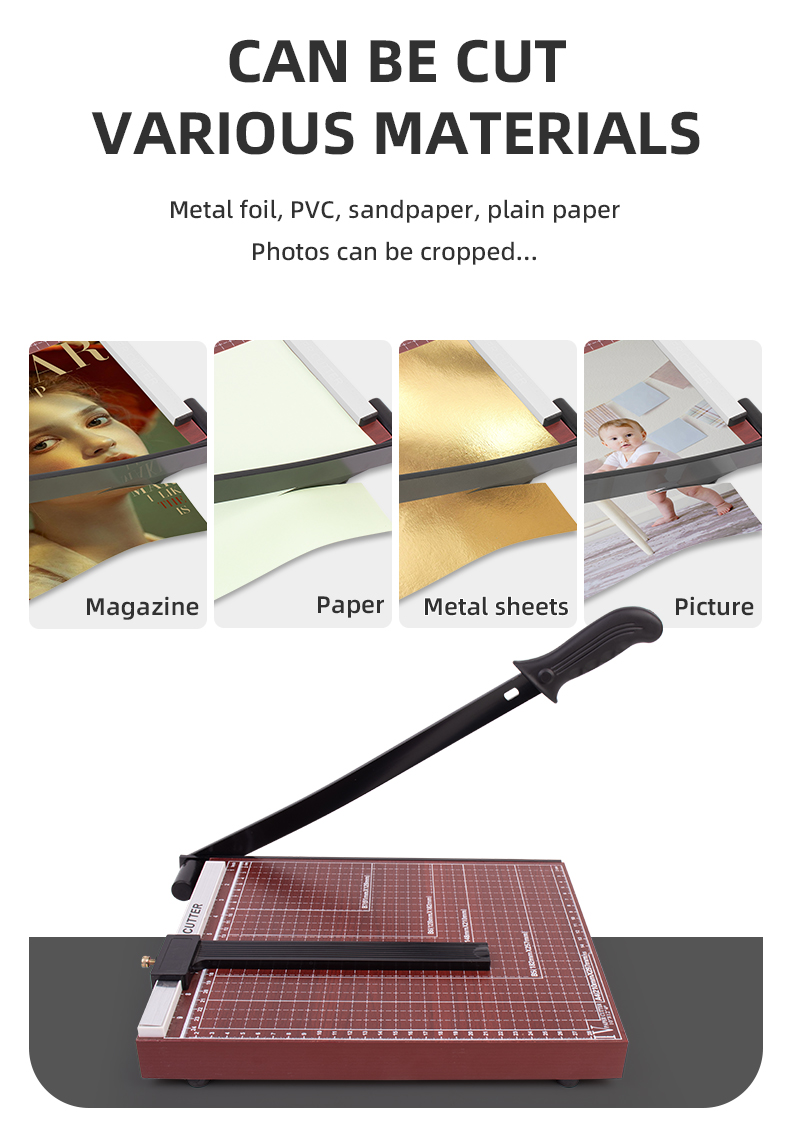 37Kg ZEQUAN A4 Guillotine Paper Trimmer for Office Photograph Cardboard Manual Paper Cutter