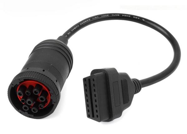 Buy cheap J1939 Deutsch 9-Pin Female to J1962 OBD2 OBD II Female CAN Bus Cable from wholesalers