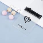Small Frosted PVC Jewelry Zipper Bags Custom Printed Transparent Waterproof