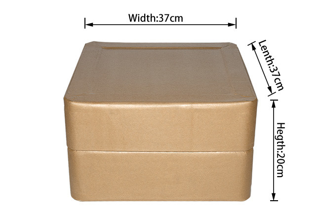 Versatile 6 Gallon Square Fiber Drum Secure Fibre Storage Drums For Chemical Powders