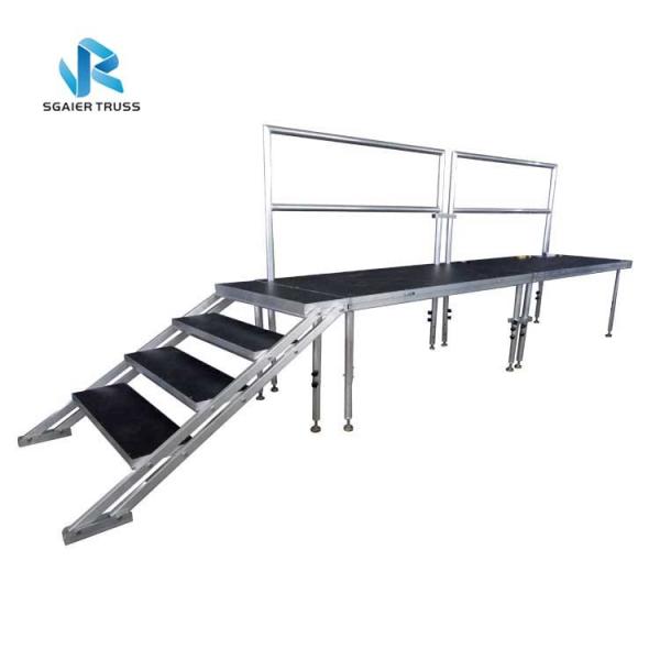 Buy cheap Stable Wedding Trailer Modular Stage Systems , Mobile Portable Staging For Schools from wholesalers