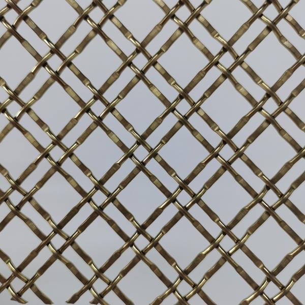 Architectural Crimped Woven Wire Mesh Metal Wire Mesh As Railing Can Be Used As