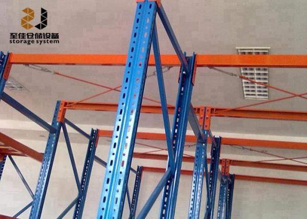 Buy cheap Assemble Or Welded Powder Coating Drive Through Pallet Racking from wholesalers
