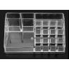 Buy cheap Acrylic Holder Permanent Makeup Display Shelf 16 Storage Box With Private Label from wholesalers