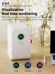 Home Desktop Portable HEPA Air Purifier With Negative Anion Humidifier
