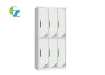 Buy cheap Office Furniture 6 Door Steel Office Lockers Wardrobe School Cabinet from wholesalers