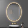 Buy cheap Oval Shape Glass Wall Mounted Vanity Mirror With Defogging Screen from wholesalers