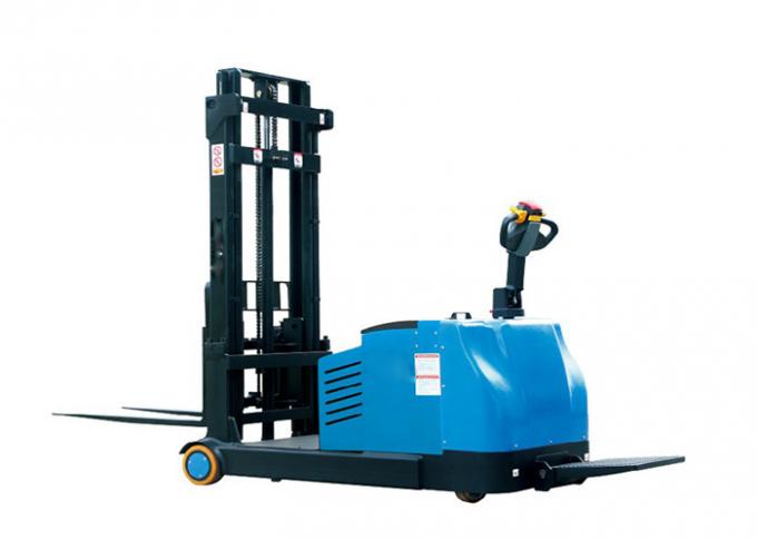 1000 Kg Max Load Capacity Pedestrian Pallet Stacker With Emergency Stop Switch