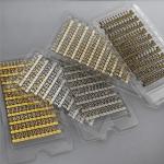3D Metal Antique brass 8 mm Luxury Jewellery Price Cubes Retail Price Display