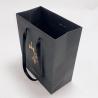 Buy cheap Coffee / Gift Kraft Paper Bags Grocery Shopping With Gold Foil Stamp Logo from wholesalers