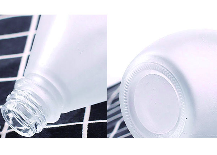 280ml Frosted Glass Bottles For Juice Milk Tea Beverage Aluminum Cap