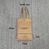 Buy cheap 200pcs To 500pcs Gold Stamping Clothing Paper Bags Ribbon Handles Kraft Shopping Bags from wholesalers
